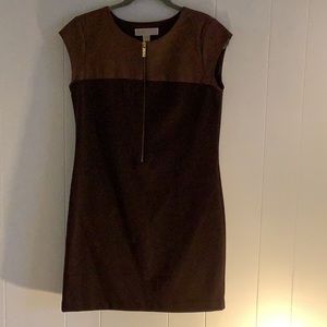 Michael Michael Kors Dress Faux Leather Top Size 6